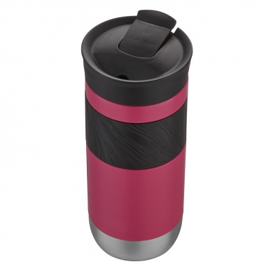 Contigo SnapSeal Byron 2.0 Thermo Stainless Steel Bottle (Thermalock Vacuum Insulation) 470ml Dragonfruit Red